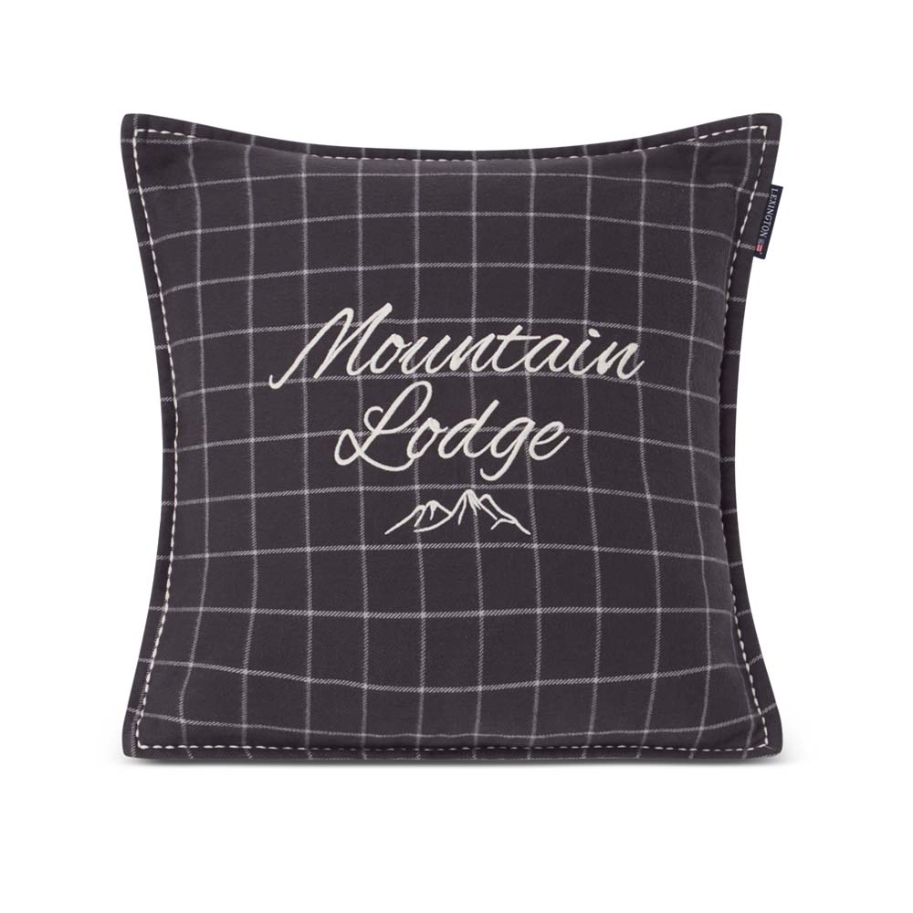 Lexington Mountain Lodge Organic Cotton Flannel Kuddfodral